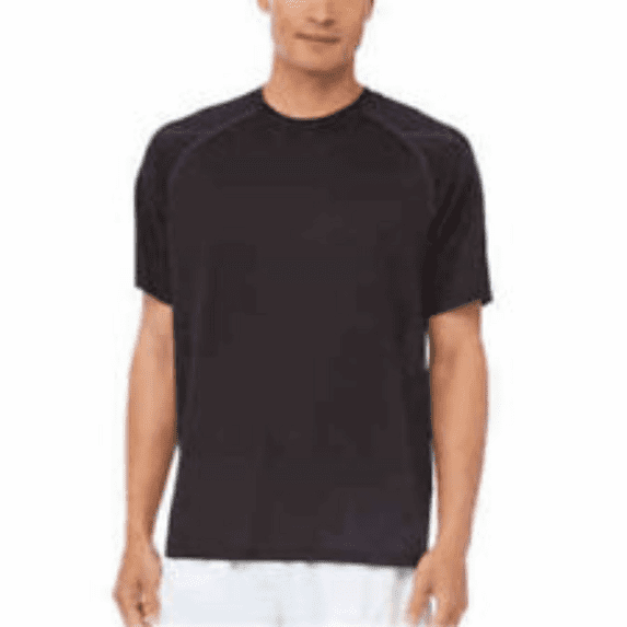 FILA PerformaDri Wicking Crew Neck with Stitching (Medium, Black)