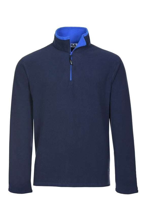 Performance Polartec Fleece 1/4 Zip Navy Blue Sweatshirt XXL / 2XL Pullover