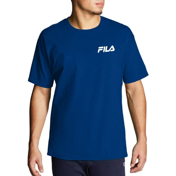 FILA Short Sleeve Crew Neck Graphic Logo Classic T-Shirt (Big & Tall Men's)