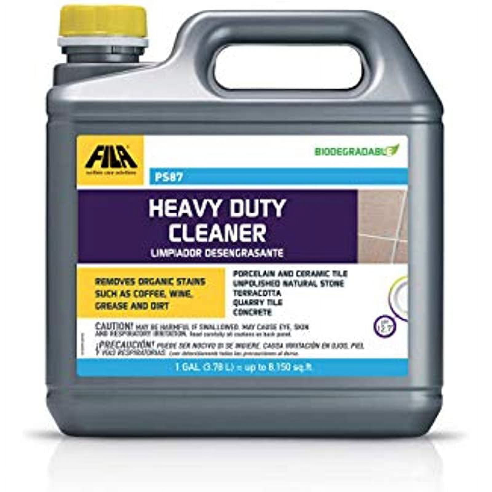 FILA Surface Care Solutions PS87 Heavy Duty Cleaner and Degreaser, 1 GAL (PS87 Heavy Duty Cleaner,)