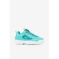 thumbnail image 1 of FILA Women's Disruptor II Premium Sneaker Blue Tint/Turquoise Tonic/White - 5XM01763-425, 1 of 7
