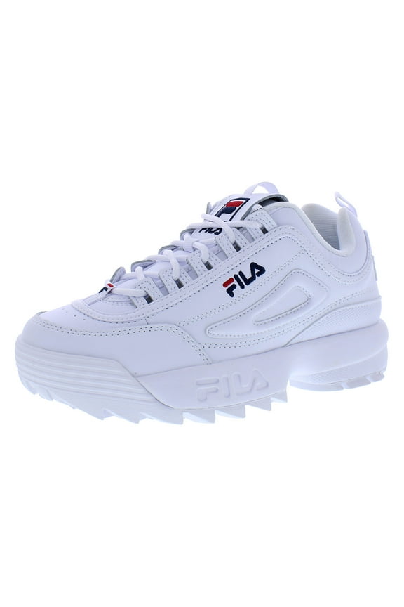 Disruptor II Premium Womens Shoes Size 8.5, Color: White/Navy/Red