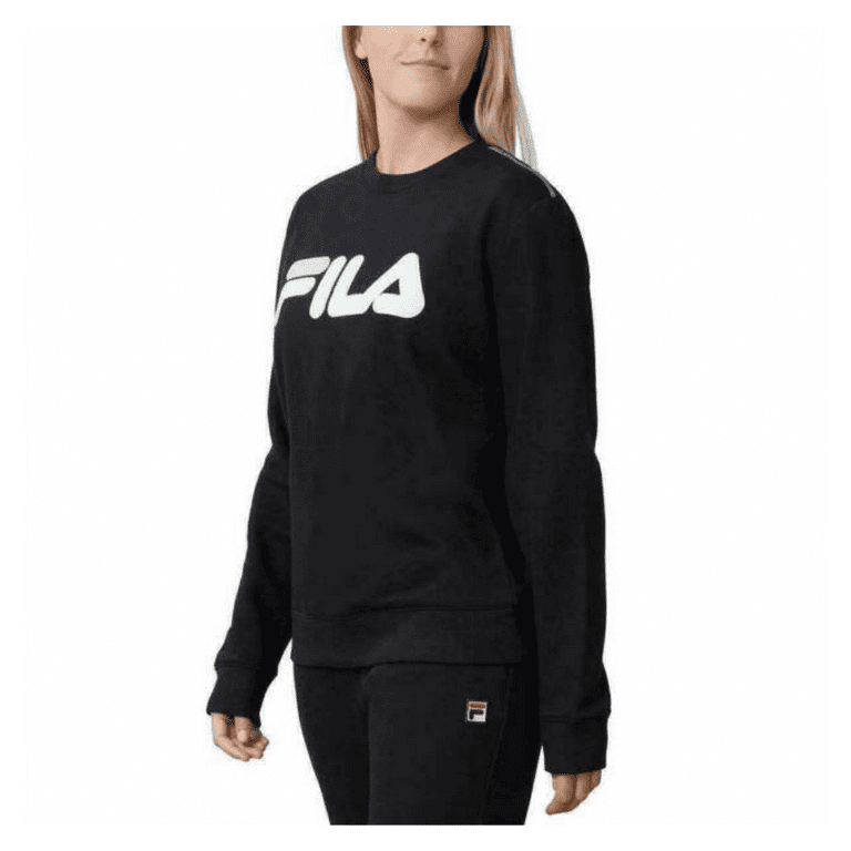 Women's fila black sweatshirt best sale