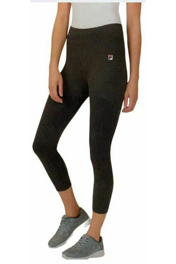 Women's Logo High Waist Capri Leggings (XS, Black)