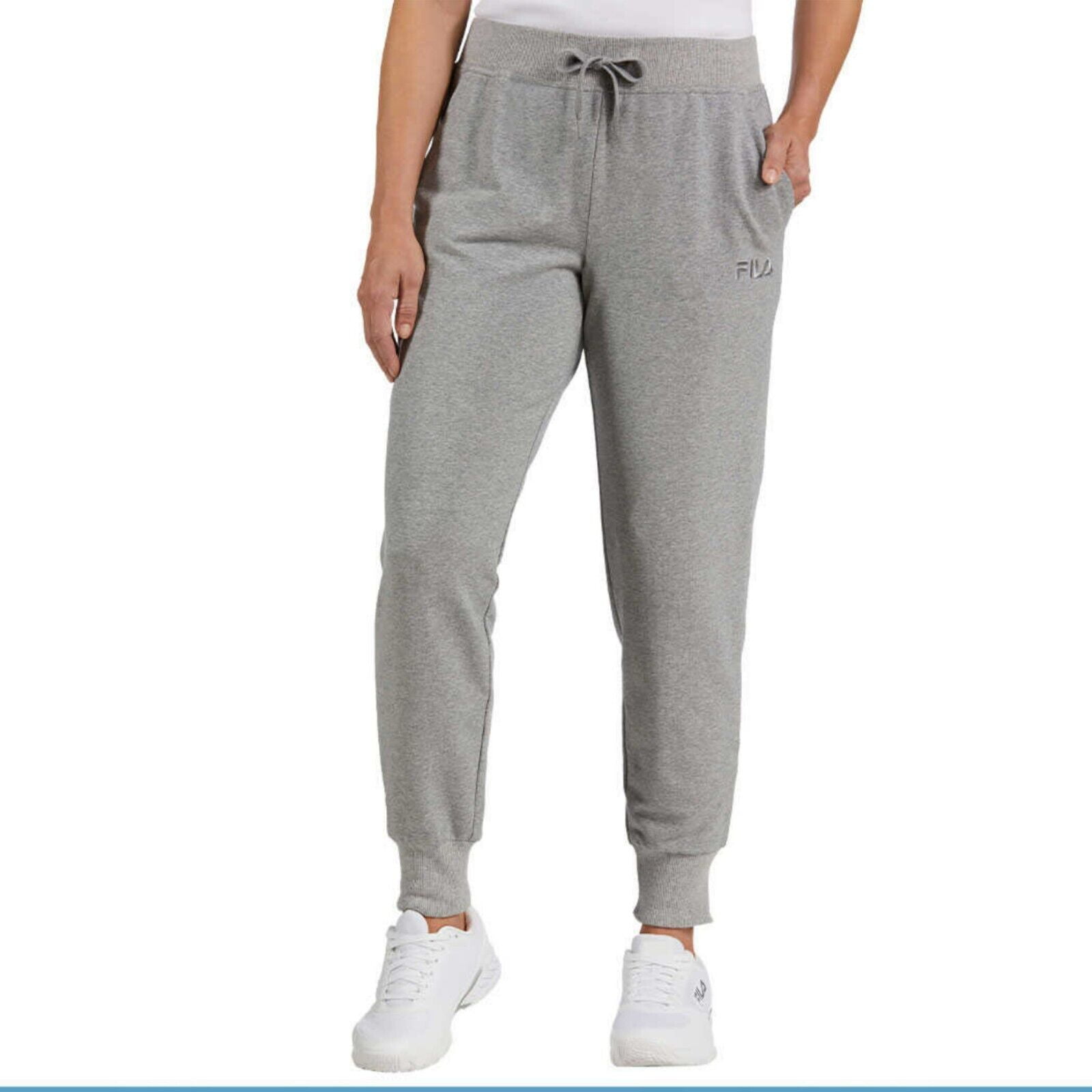 FILA Women s Plus French Terry Active Joggers Kuwait Ubuy