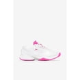 thumbnail image 1 of FILA Womens Volley Zone Volleyball Shoe White/Pink/White - 5PM00594-155 WHT/KOPK/WHT, 1 of 4