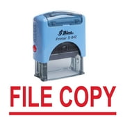 FILE COPY Self Inking Rubber Stamp Custom Shiny Office Stationary Stamp