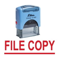 FILE COPY Self Inking Rubber Stamp Custom Shiny Office Stationary Stamp