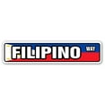 thumbnail image 1 of FILIPINO FLAG Street Sign philippines national nation pride country | Indoor/Outdoor |  30" Wide, 1 of 5