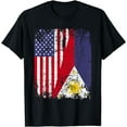 thumbnail image 1 of FILIPINO ROOTS | Half American Flag | USA PHILIPPINES FLAG T-Shirt, 1 of 4