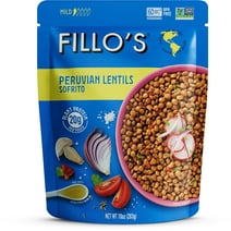 FILLO'S Peruvian Lentils Mild Spice - Single Pouch, 10 oz