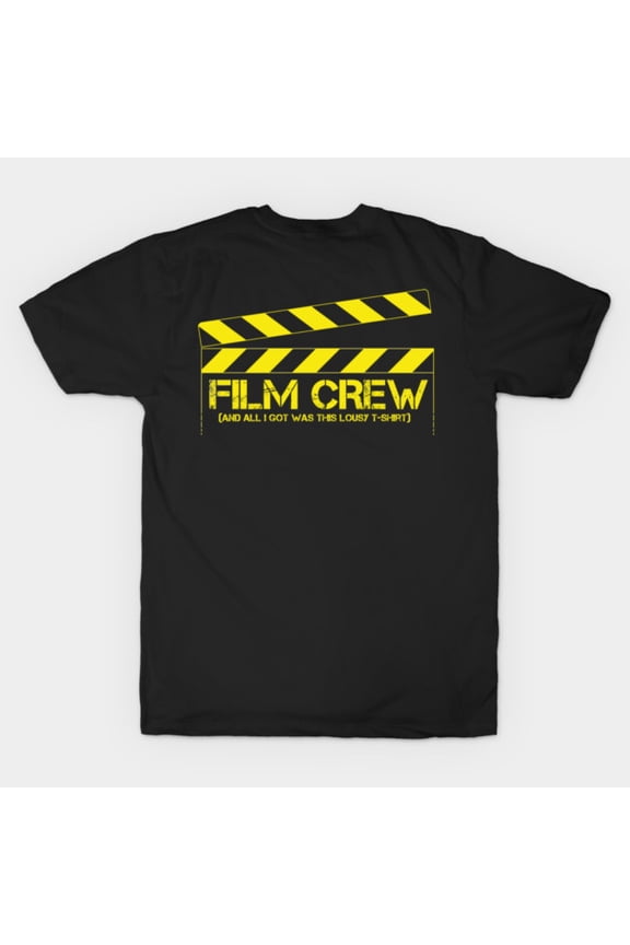 FILM CREW Professional Movie Production Team Graphic G2853 Unisex T-Shirt, Up to Size 5XL