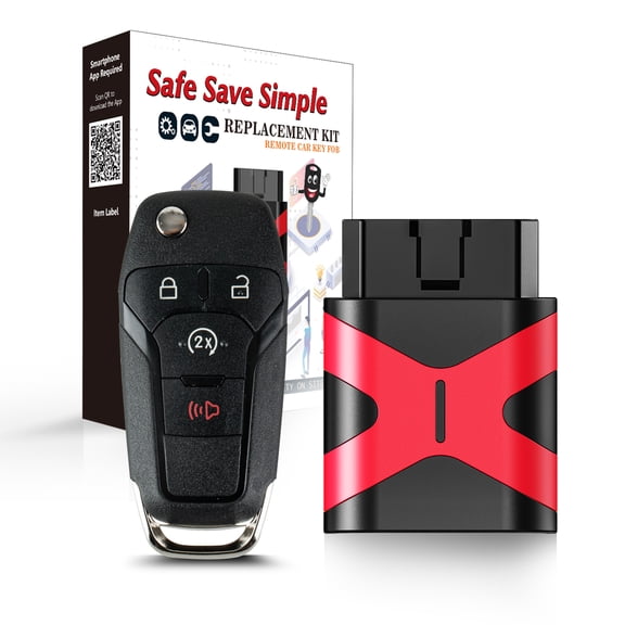 FILP Key Fob 315MHZ Replacement for 2015-2020 Ford F-150/2018-2019 Ford F-550 N5F-A08TDA Self Programmable Remote Control
