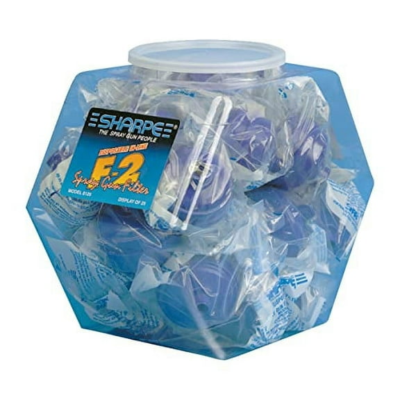 Sharpe Disposable In-Line Spray Gun Filter, Pack of 25