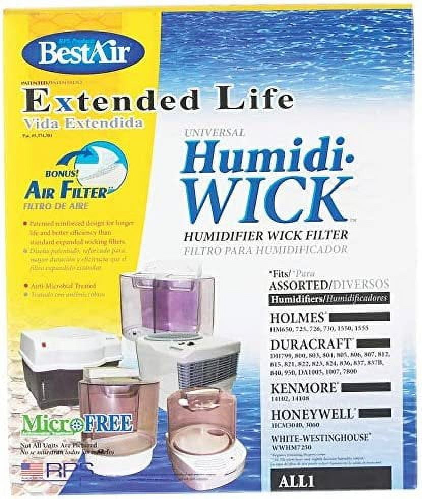 RPS Products Humidifier Filter Replacement - Compatible With Most Brands - 1 Pack