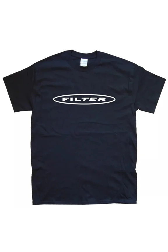FILTER T-SHIRT All sizes S M L XL XXL colours Black, White