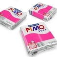 thumbnail image 1 of FIMO Soft Polymer Oven Modelling Clay - Most Popular Colours - 57g - Set of 3 - Raspberry, 1 of 2