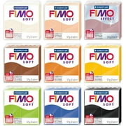 FIMO Soft and Effect Polymer Oven Modelling Clay - 57g - Set of 9 - The Japandi Collection