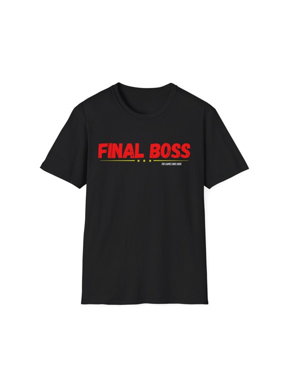 FINAL BOSS | Colorful Shirt | Cool Shirt | Fashion | Unisex Softstyle T-Shirt