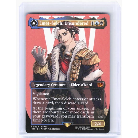 FINAL FANTASY (FIN) Emet-Selch, Unsundered (Borderless) Non-Foil Mythic #394