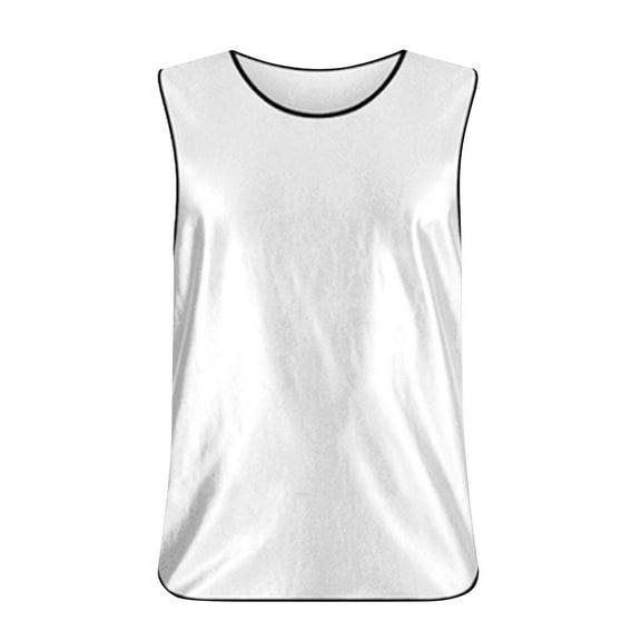 FINALGANG Boy's Top Spring Summer Kids Solid Color Crewneck Tank Sleeveless Loose Fit Top For Sports Daily Outdoor Activities Trendy Top