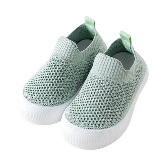 FINALGANG Boys Girls Sneakers Baby Solid Color Mesh Sock Shoes Step In Breathable Adjustable Fit Lightweight Shoes For Daily Indoor Outdoor Wear Soft Footwear