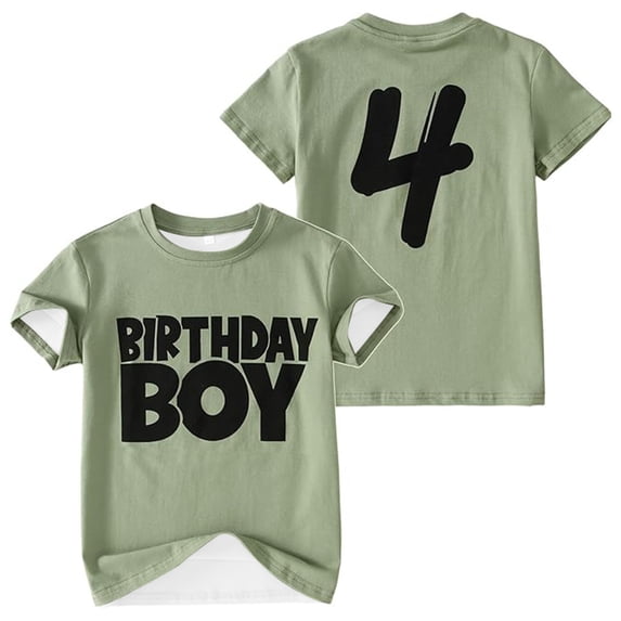 FINALGANG Boys Girls TShirts Kids Casual Letter Prints Tees Short Sleeve CrewNeck Loose Fit Top For Summer Daily Wear Fashionable Top