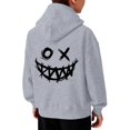 thumbnail image 1 of FINALGANG Boys Kids Casual Graphic Hoodie Long Sleeve Loose Fit Athletic Sweatshirt Pullover For Daily Wear Classic Top, 1 of 9