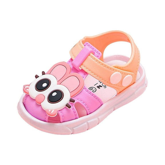 FINALGANG Child Girls Sandals Flower For Toddler Breathable Lightweight Casual Outdoor Summer Shoes For Baby Comfortable Everyday Wear Kids Footwear 18-24Months
