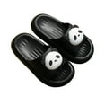 thumbnail image 1 of FINALGANG Child Girls Slippers Shoes Soft EVA Indoor Outdoor Casual Comfortable Panda Print On Shoes For Toddler Kids Footwear 7-8 Years, 1 of 5