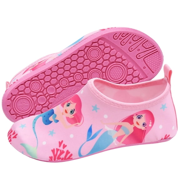 FINALGANG Child Girls Water Shoes For Beach Pool Outdoor Lightweight Comfortable Cartoon Sandals For Toddler Kids 2 9 Years Footwear 2-3years