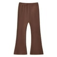 thumbnail image 1 of FINALGANG Child Micro Flare Pants Girl's Stretch Outer Layer Leggings Trousers Kids Toddler Daily Wear 7-8 Years, 1 of 9