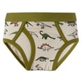 thumbnail image 1 of FINALGANG Cozy Underwear For Boy Cartoon Dinosaurs Print Patchwork Briefs Kid Must Have Skin Friendly Intimates, 1 of 3