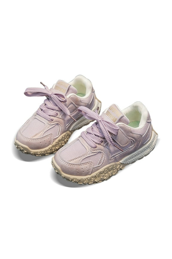 Girls Boys Sneakers Spring Autumn Mesh Casual Shoes Breathable Lightweight Traction Grip Shoes For Daily Outdoor Wear Trendy Footwear