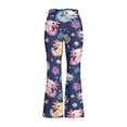 thumbnail image 1 of FINALGANG Girls Flare Leggings Kids Cartoon Prints High Waist Stretch Yoga Trousers Slim Fit Sports Pants For Daily Wear Play Trendy Bottoms, 1 of 2