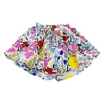 thumbnail image 1 of FINALGANG Girls Kids Colorful Floral Animal Print Shorts Elastic Waist Ruffled Layered Casual Shorts For Summer Daily Party Wear Pink 6-7 Years, 1 of 3