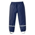 thumbnail image 1 of FINALGANG Girls' Pants Kids Outdoor Rain Pants Elastic Waisted Loose Fit Windproof Trousers For Daily Casual Wear Stylish Bottoms, 1 of 4