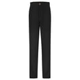 thumbnail image 1 of FINALGANG Girls Pants Solid Color Slim Fit Trousers High Waist With Button Closure Lightweight Casual Trousers For Daily Office Wear Trendy Bottoms, 1 of 5