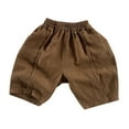 thumbnail image 1 of FINALGANG Girls' Pants Summer Kids Thin Lightweight Capris Pants Breathable Solid Color Elastic Waisted Loose Fit Trousers For Casual Daily Wear Versatile Bottoms, 1 of 5