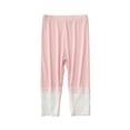 thumbnail image 1 of FINALGANG Girls' Pants Summer Kids Thin Lightweight Lace Hem Leggings Stretchy Slim Fit Tights For Casual Daily Layering Wear Cozy Bottoms, 1 of 5