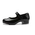 thumbnail image 1 of FINALGANG Girls Tan Tap Dance Shoes Kids Hook And Loop Strap Soft Sole Adjustable Fit Shoes For Dance Training Performance Wear Leisure Footwear, 1 of 3