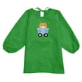 thumbnail image 1 of FINALGANG Kids Waterproof Long Sleeve Art Smock With Cute Giraffe Print Front Pocket Casual Regular Fit For Toddler Painting Messy Play Activities Classic Top, 1 of 8