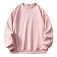 thumbnail image 1 of FINALGANG Men Autumn Sweatshirts Solid Color O-Neck Long Sleeve Basic Pullover Loose Fit Top Skin Friendly Relaxed Fit Activewear, 1 of 2