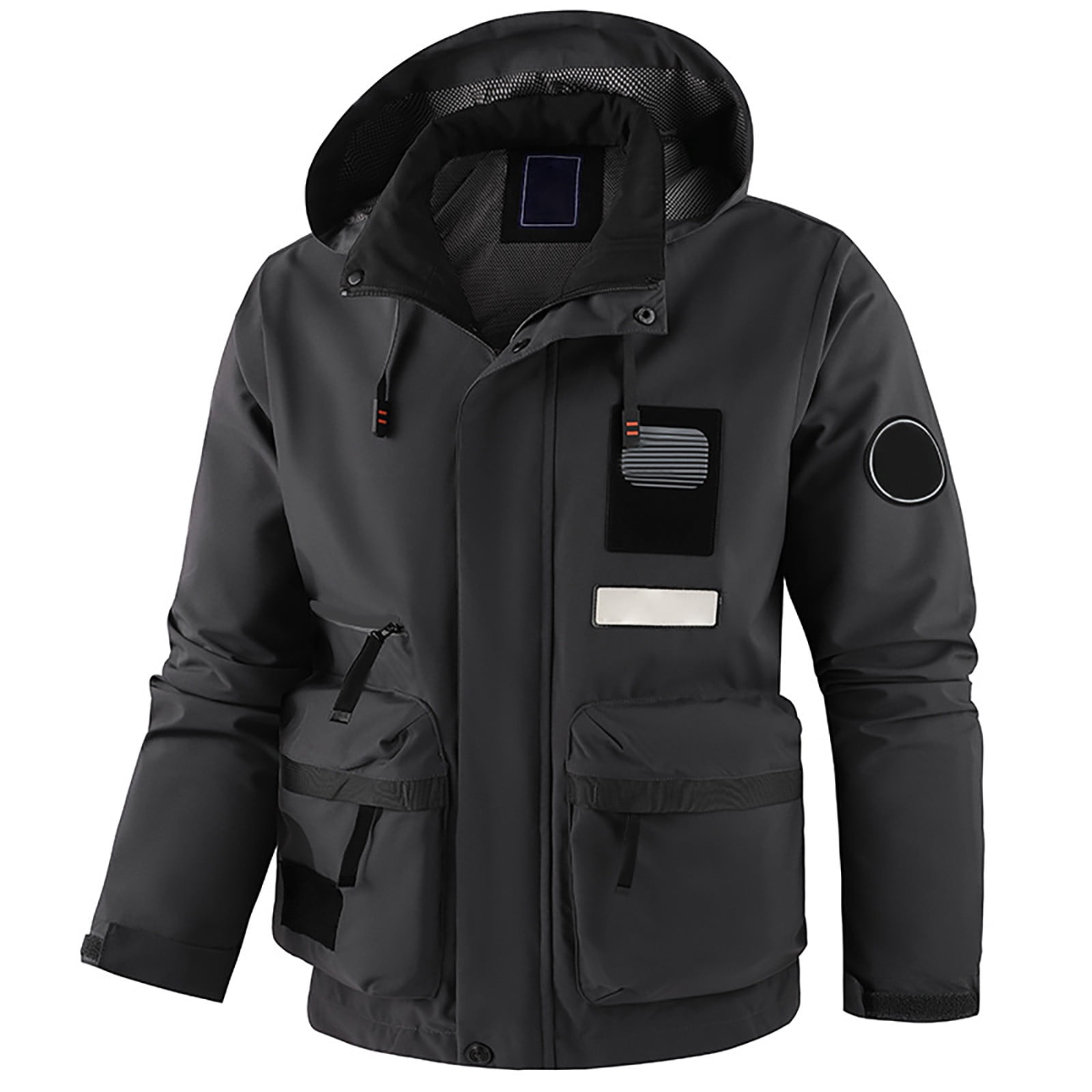 FINALGANG Men Jackets Autumn Winter Warm Windproof Casual Long