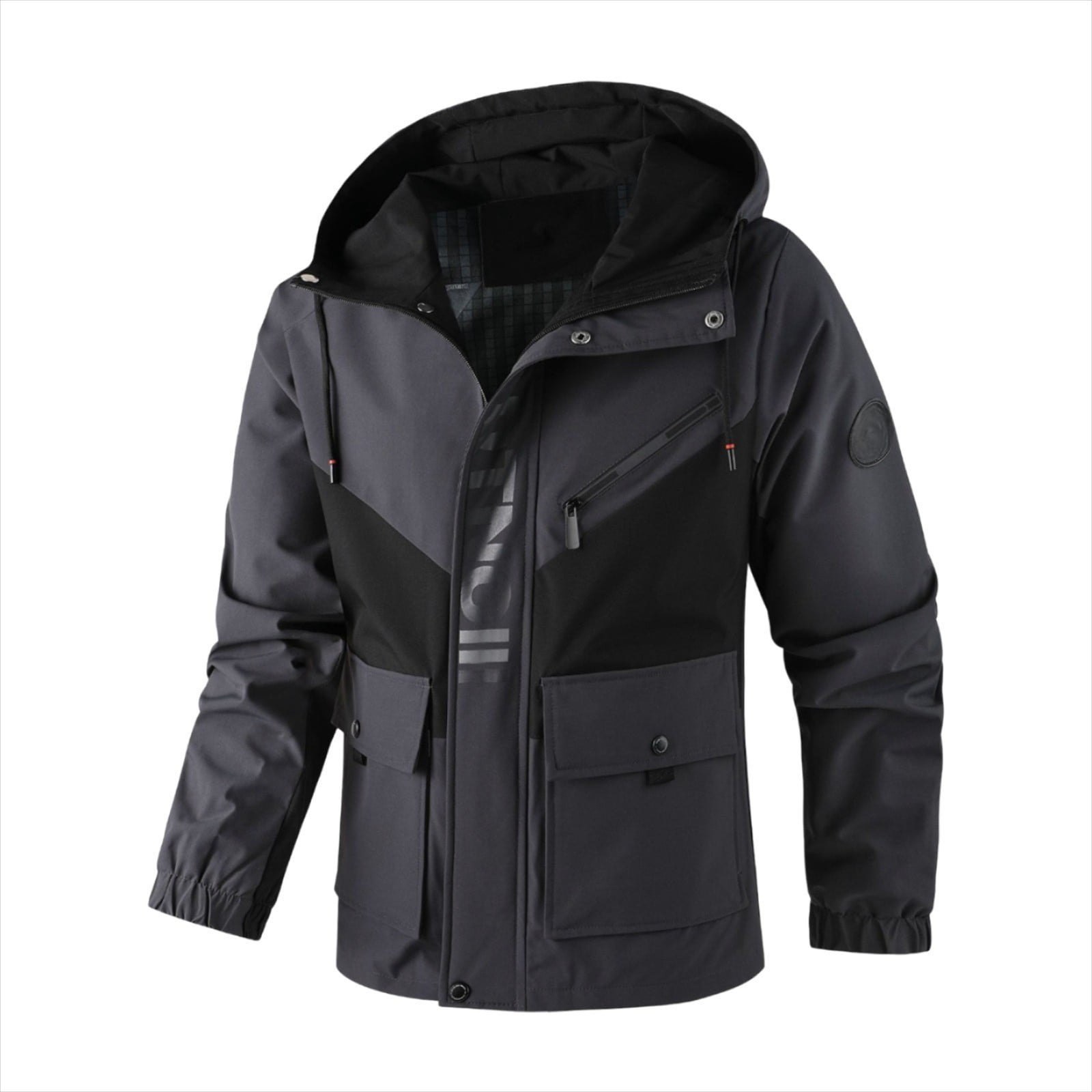 FINALGANG Men Jackets Autumn Winter Warm Windproof Casual Long