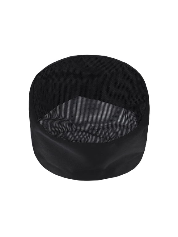 Mens Breathable Mesh Work Chef Hat Adjustable Fit Soft Cap For Kitchen Workshop Hotel Casual Wear Soft Headwear