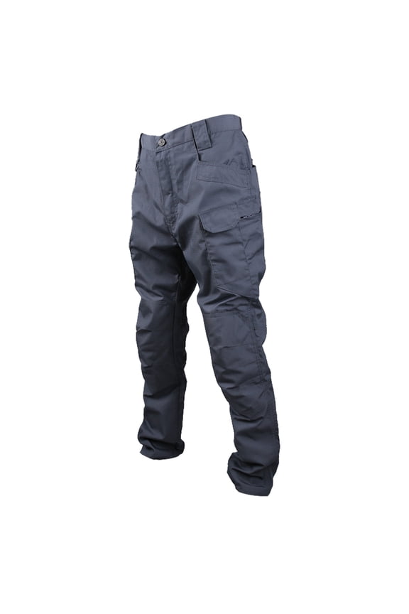 Mens Solid Color Cargo Pants Button Closure Multiple Pockets Reinforced Knee Panels Durable Casual Trousers For Outdoor Activities Daily Wear Versatile Bottoms