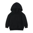 thumbnail image 1 of FINALGANG New Sweatshirts For Boy Solid Color Long Sleeve Hooded Pullover Cotton Top With Pocket Relaxed Fit Lightweight Daily Wear, 1 of 6