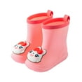 thumbnail image 1 of FINALGANG Summer Sneakers For Girl 3D Animal Non Slip Soft Soled Rain Boots Mid Length Waterproof Boots With Easy-Clean Modern Design, 1 of 3