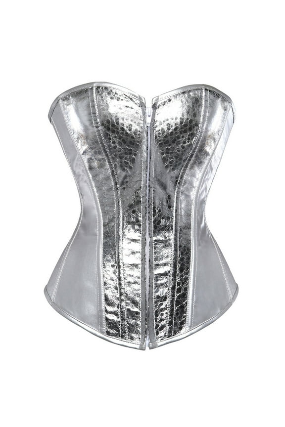 Women Shapewear Tank Tops Solid Color Tummy Control Body Shaper Zip Up Sculpting Snatched Waist Top Woman Versatile Holiday Festival Party Shapewears,Silver,L